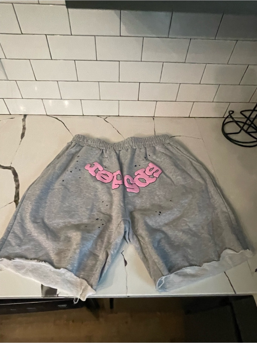 Mens Graphic Design Shorts Size XL.